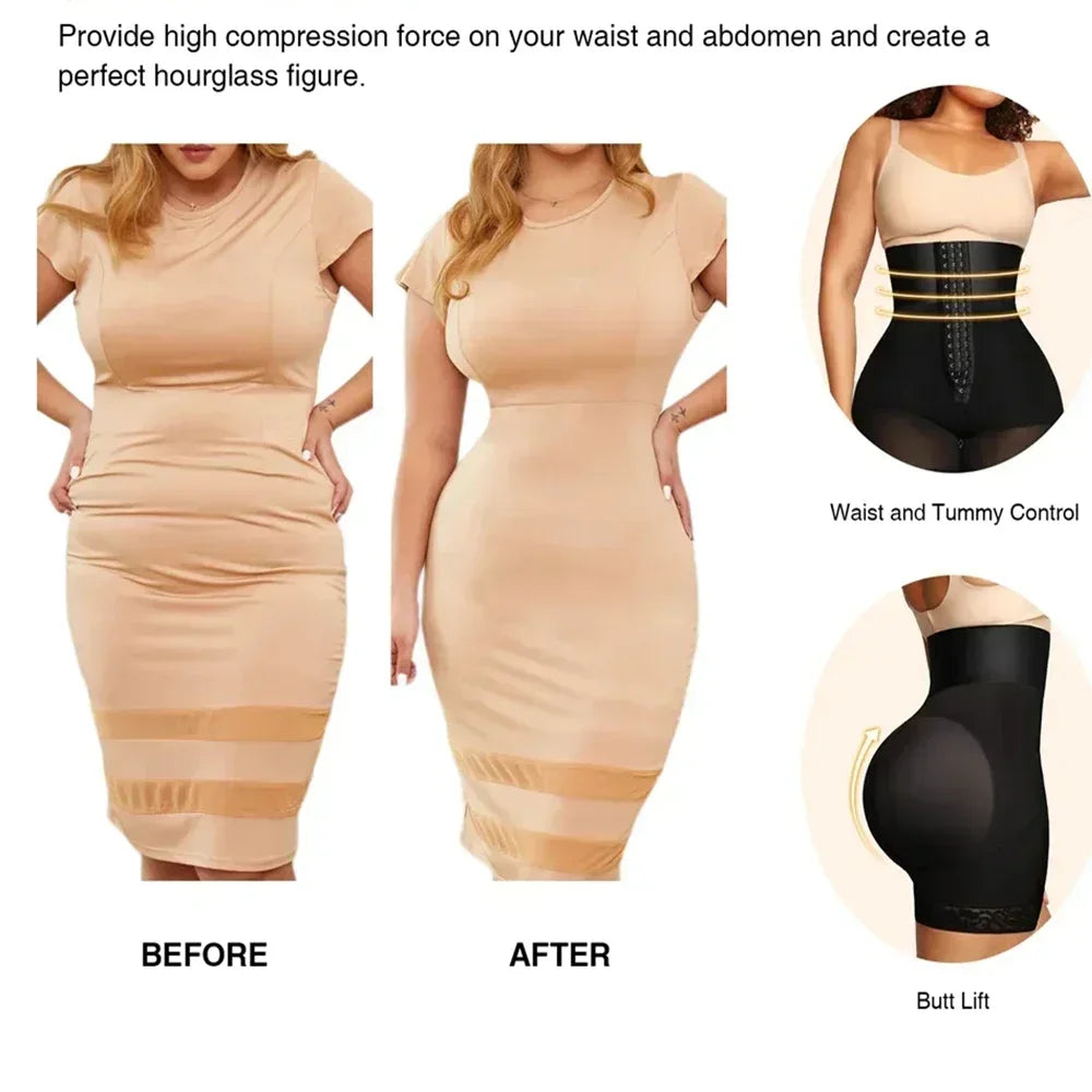 Faja Moldeadora Colombiana Premium – Realce de Cintura y Glúteos | Control y Estilo